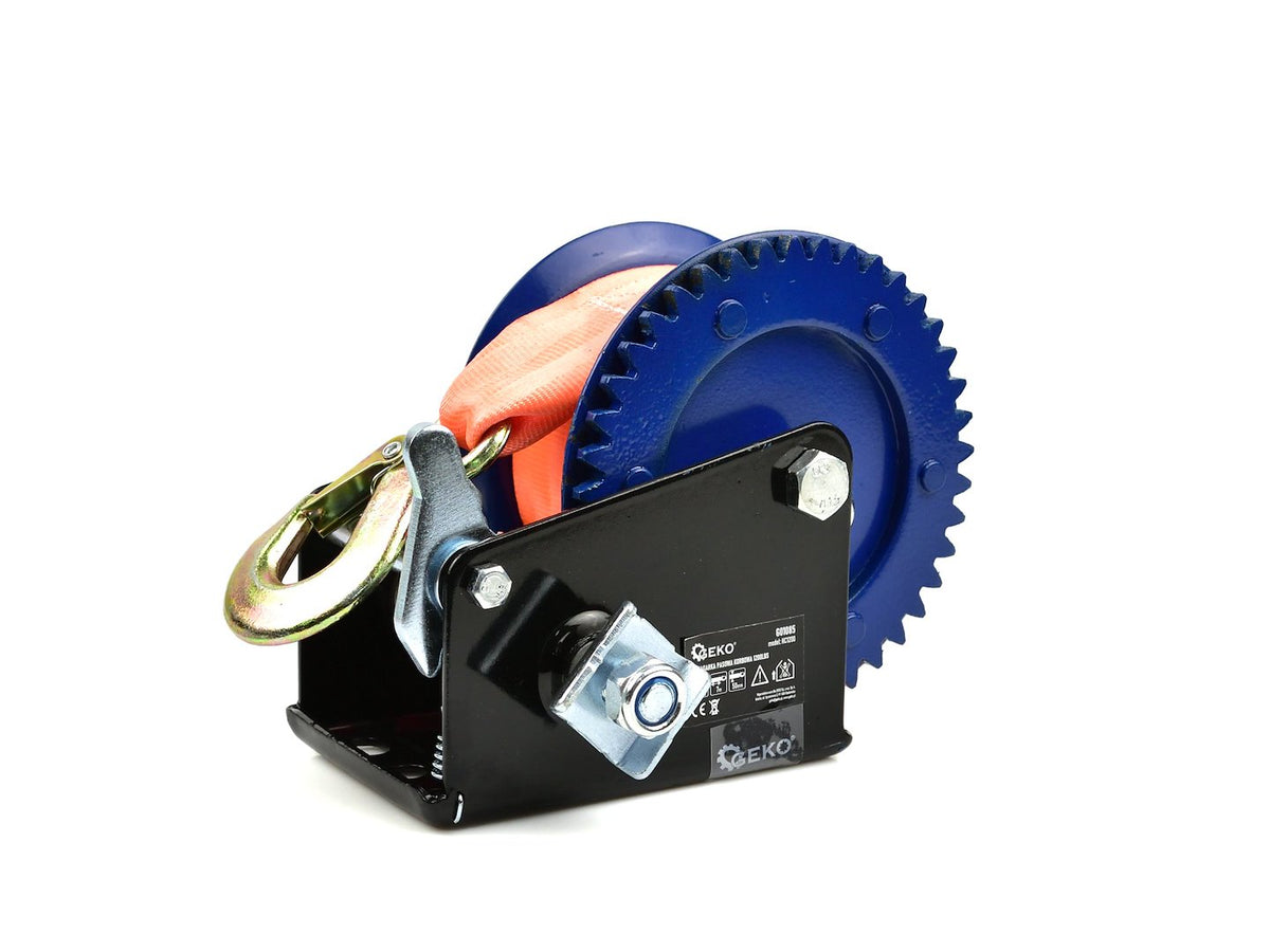 Handomwinningslier met 7m riem 1200 LBS