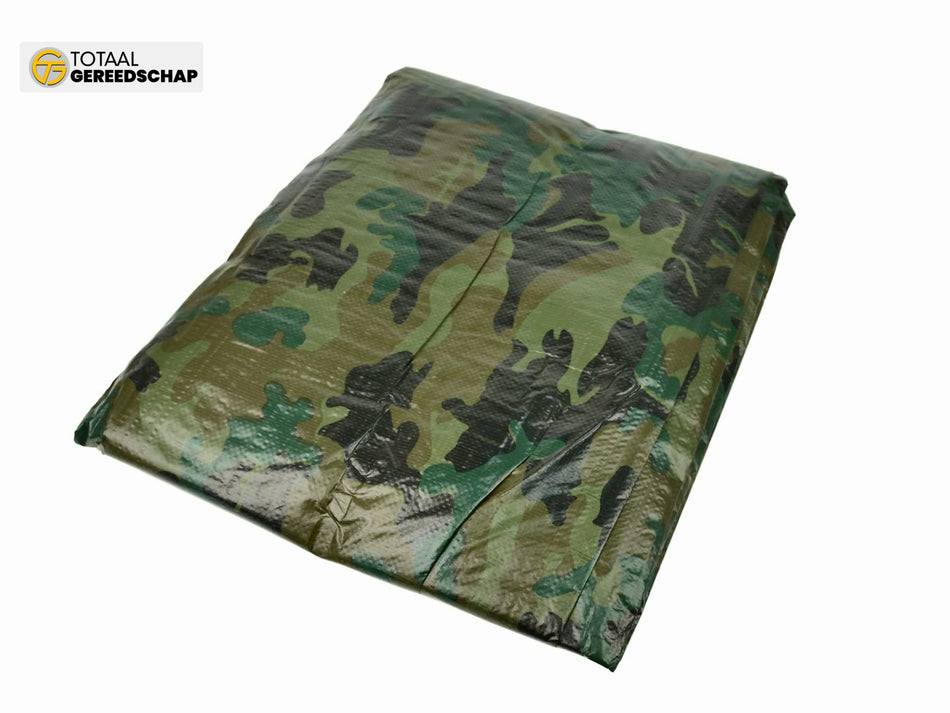 Camouflage Tarpaulin 5.49x4m 100gsm