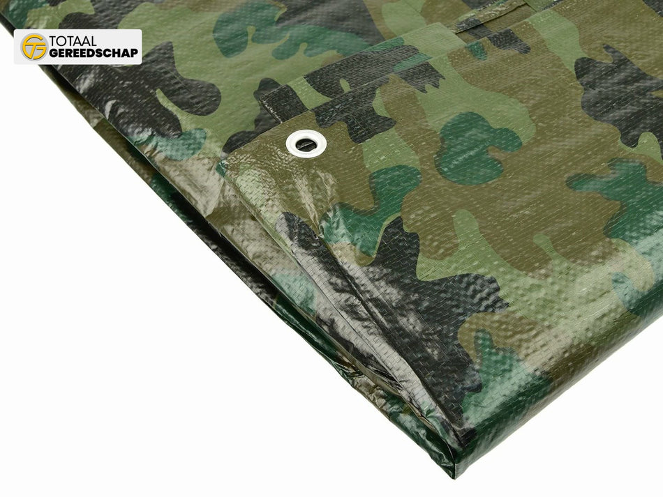 Camouflage Tarpaulin 5.49x6m 100gsm
