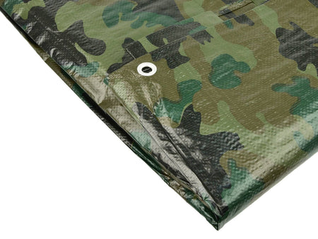Camouflage zeil 5,49x10m 100gsm