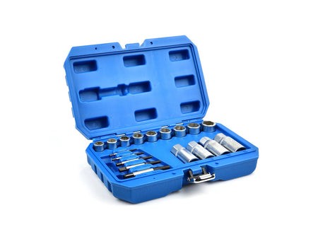 Set extractoren voor schroeven en studs 17 stuks
