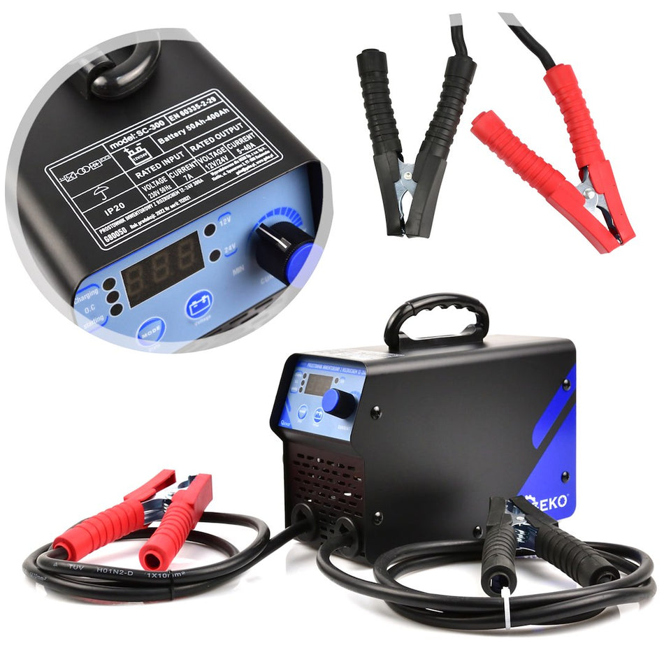 Inverter acculader 12-24V 300A