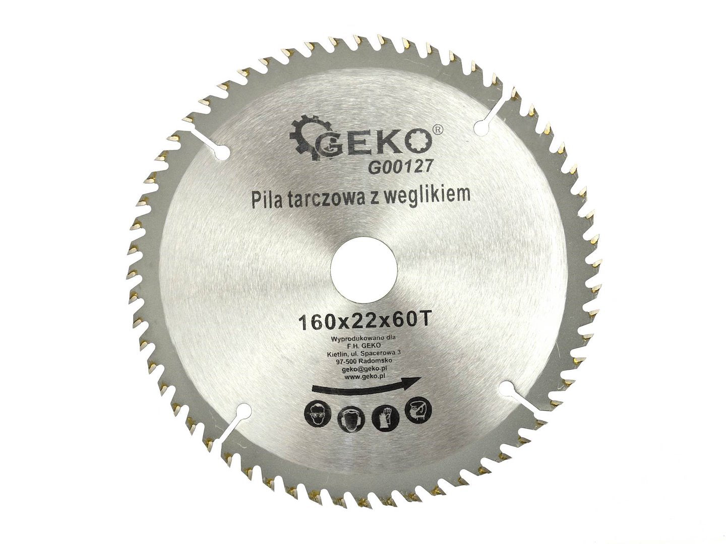 TCT cirkelzaagblad voor hout 160x22x60T
