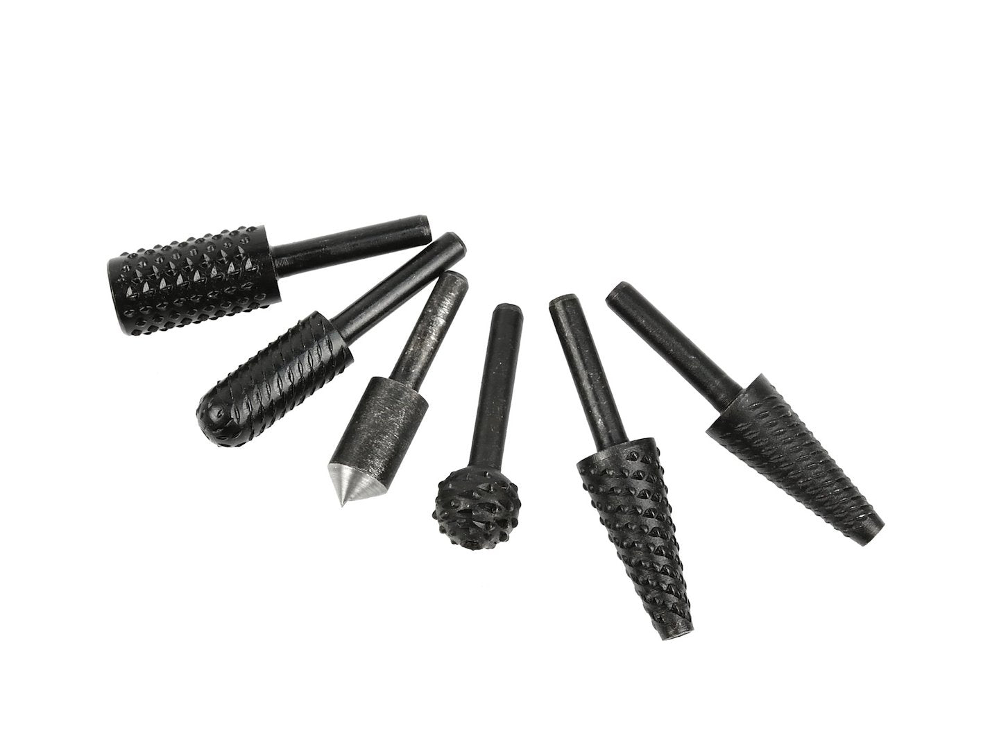 Set van 6 vijl- en afzinkboren