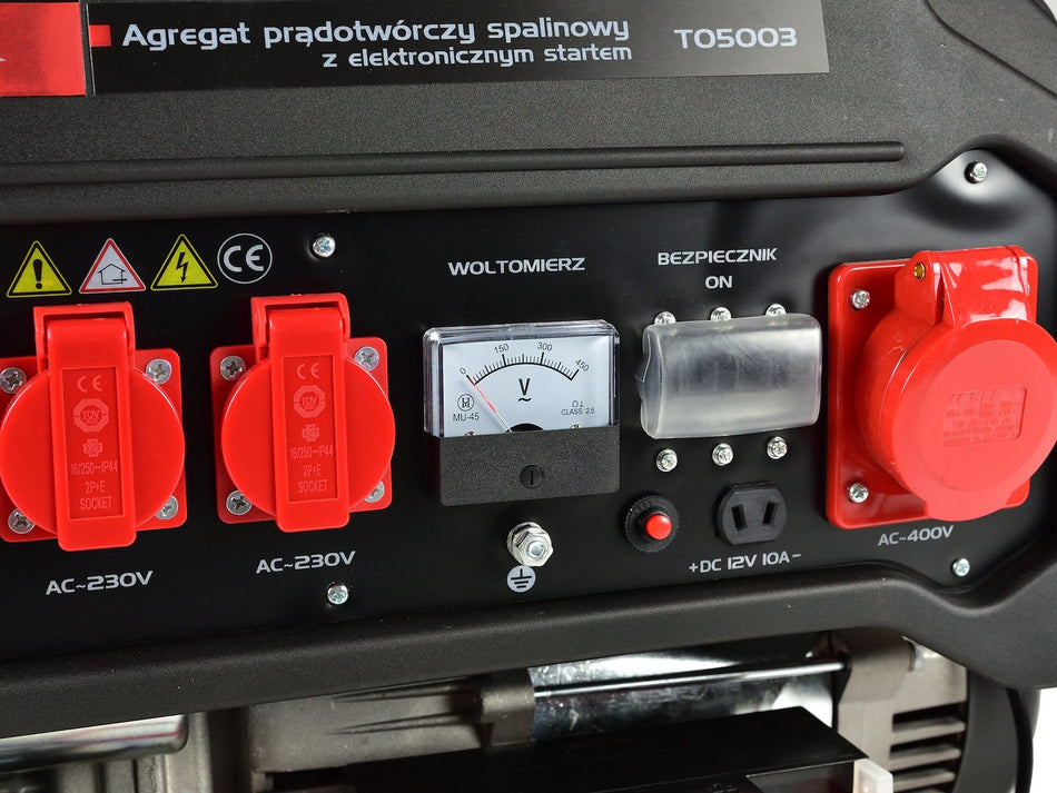 Benzinegenerator met elektrische start 15HP 6,6KW