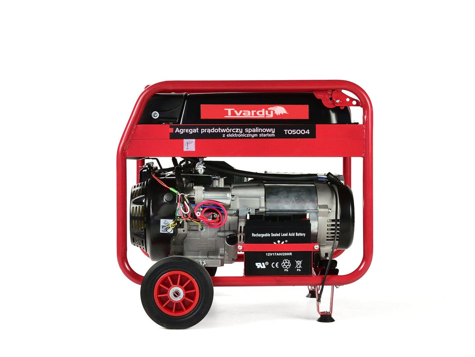 Benzinegenerator met elektrische start 17PK 8,5KW