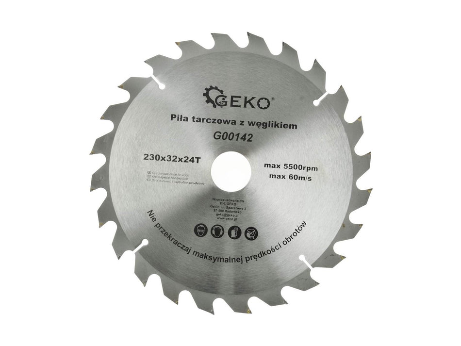 TCT cirkelzaagblad voor hout 230x32x24T