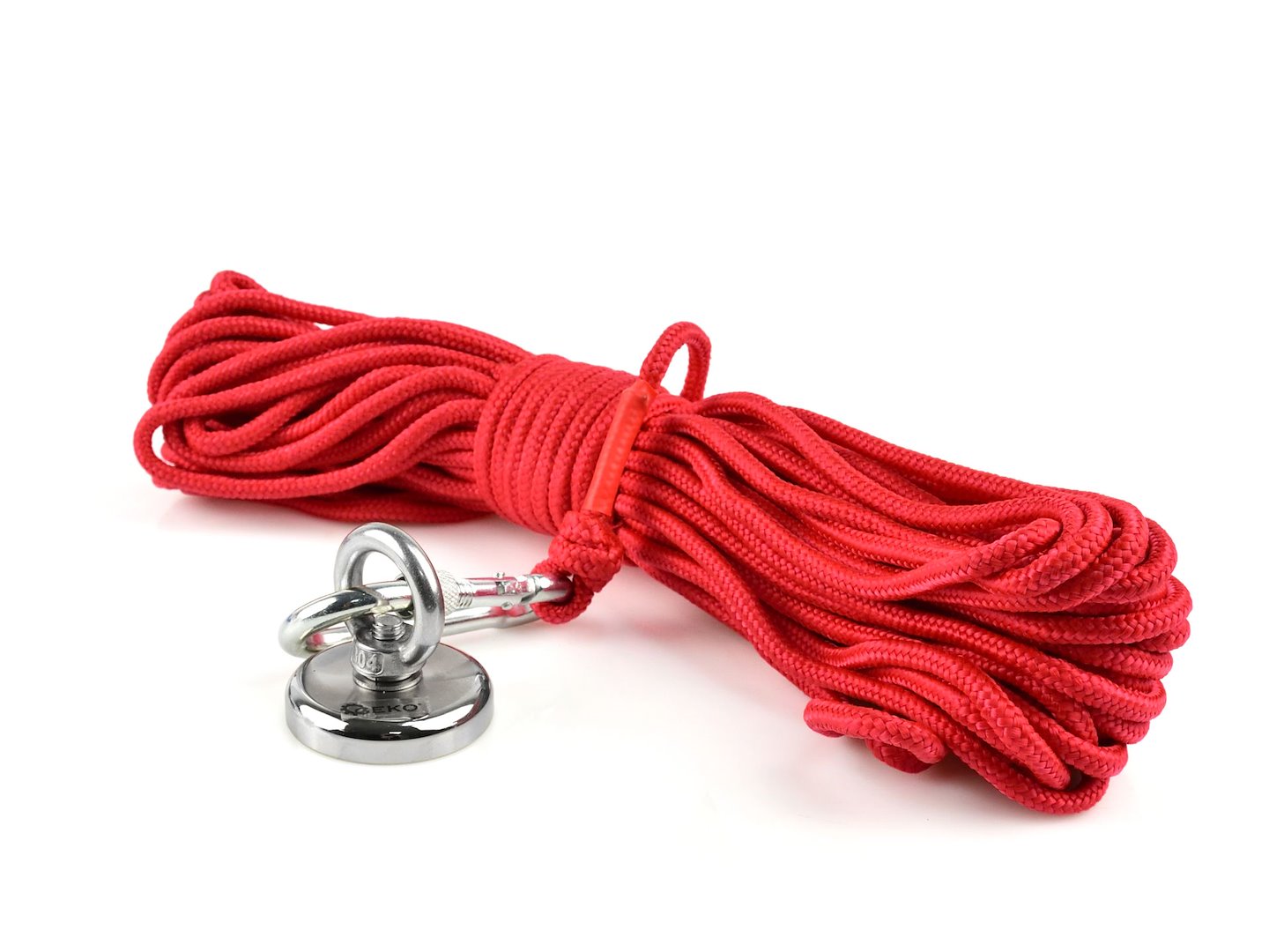 Neodymiummagneet 50kg set met touw 20m en handschoenen
