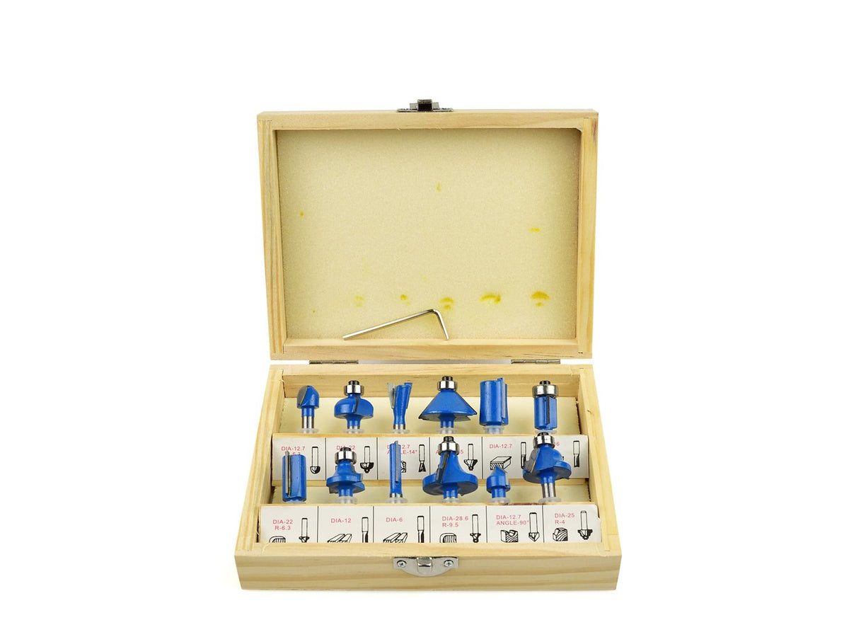 Freesbits schacht 6mm 12 stuks