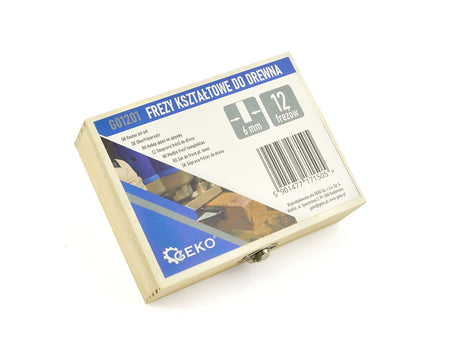 Freesbits schacht 6mm 12 stuks