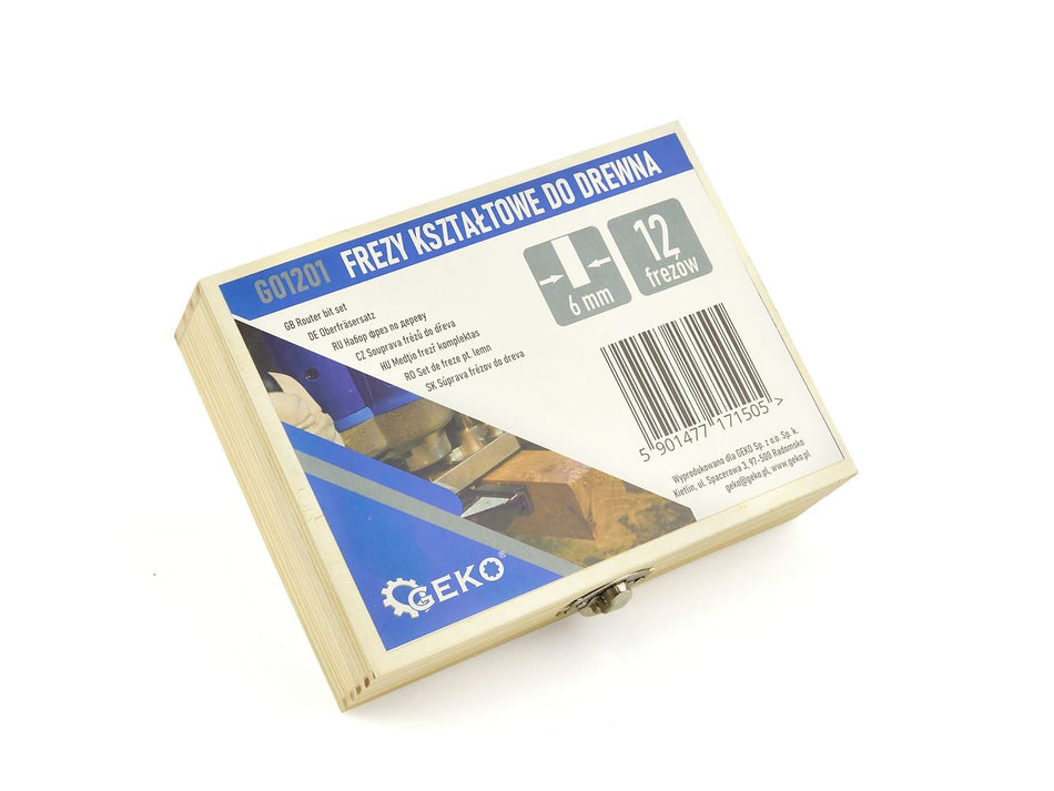 Freesbits schacht 6mm 12 stuks