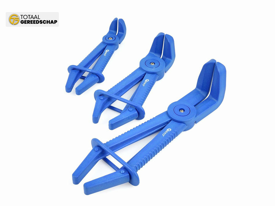 Bent hose crimping pliers set