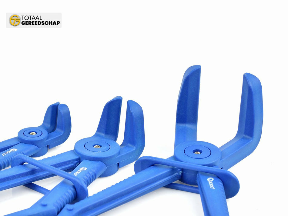 Bent hose crimping pliers set