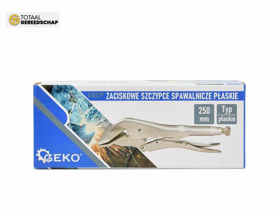 Clamp welding pliers 250mm flat type