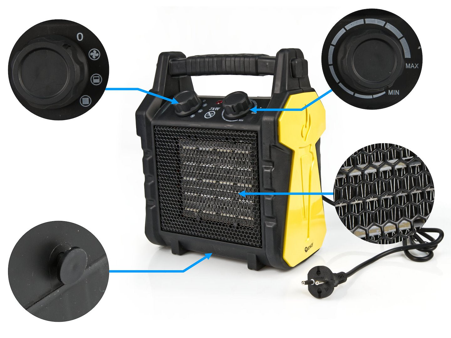 Elektrische keramische verwarming 3KW