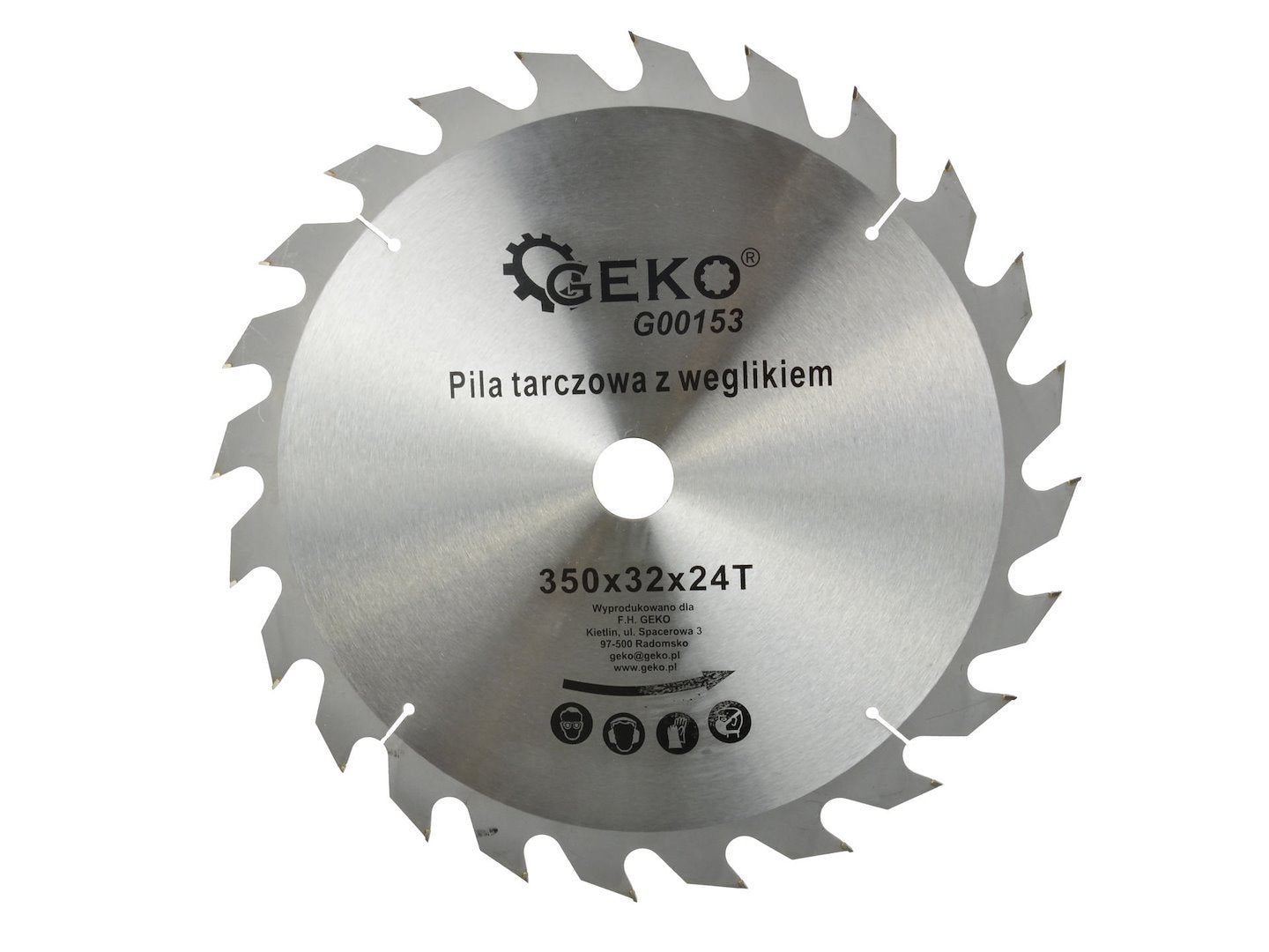TCT cirkelzaagblad voor hout 350x32x24T