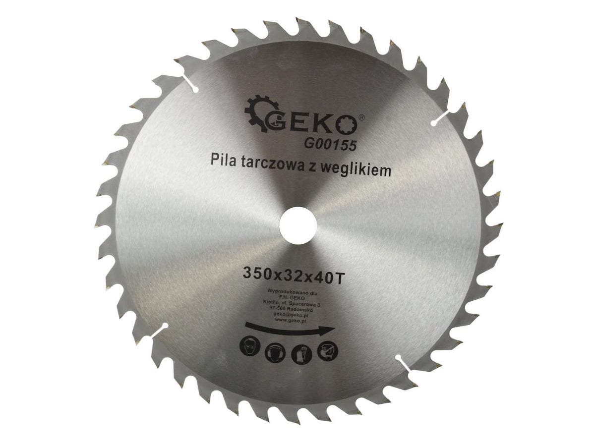 TCT cirkelzaagblad voor hout 350x32x40T