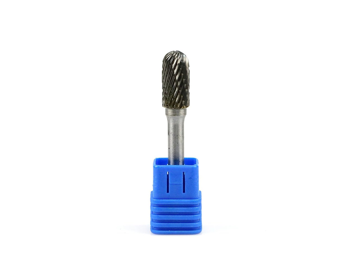 Cilindrische - afgeronde eindfrees 6 mm (tungsten carbide 10x20 mm)