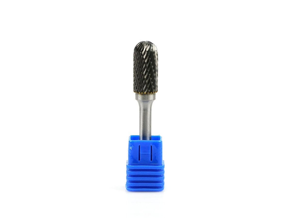 Cilindrische - afgeronde eindfrees 6 mm (tungsten carbide 12x25 mm)