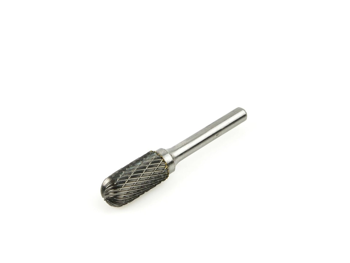 Cilindrische - afgeronde eindfrees 6 mm (tungsten carbide 12x25 mm)