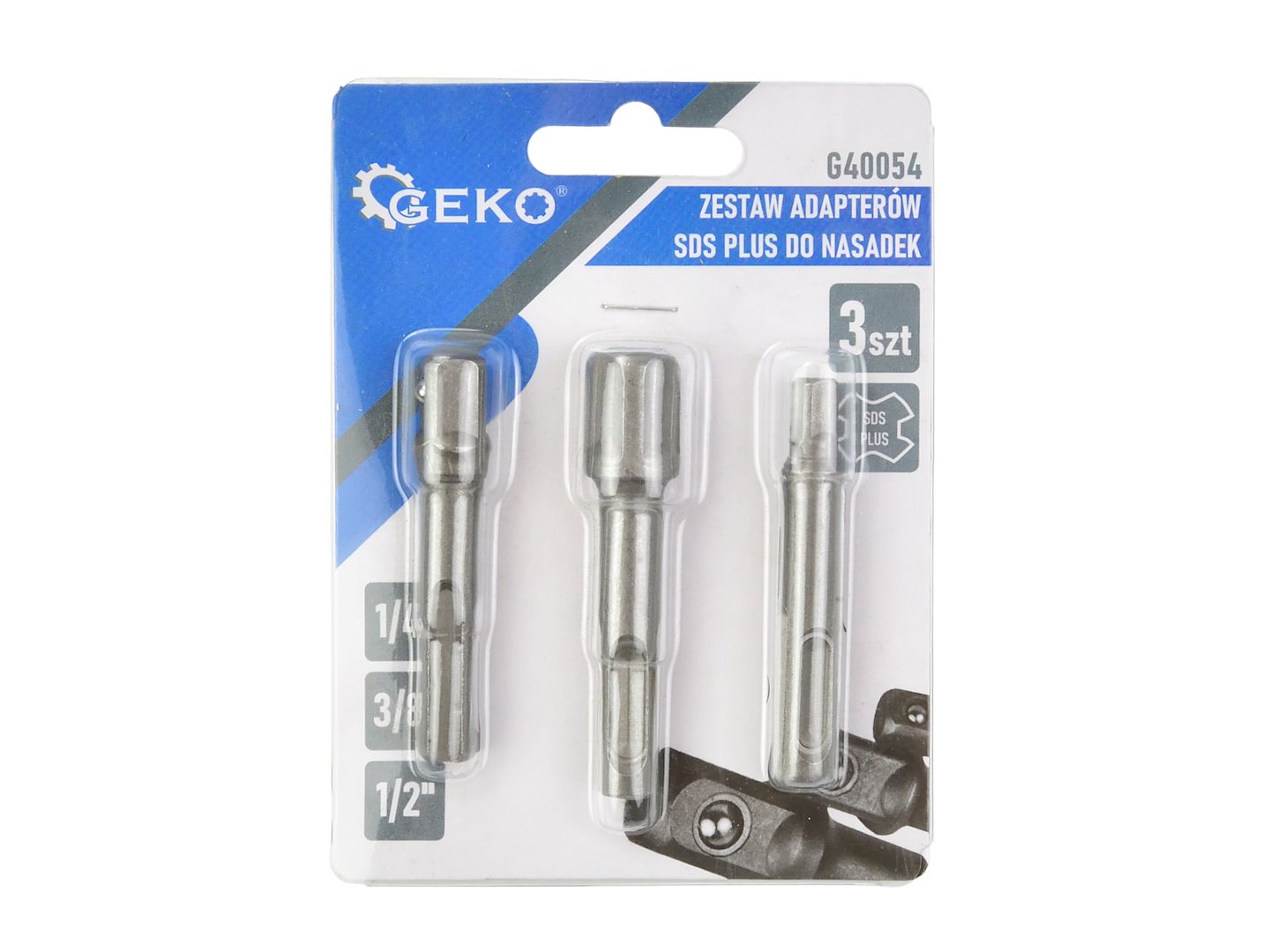 SDS-plus adapters voor doppen 3 stuks
