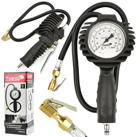Professionele bandenpistool 0-12 bar met manometer