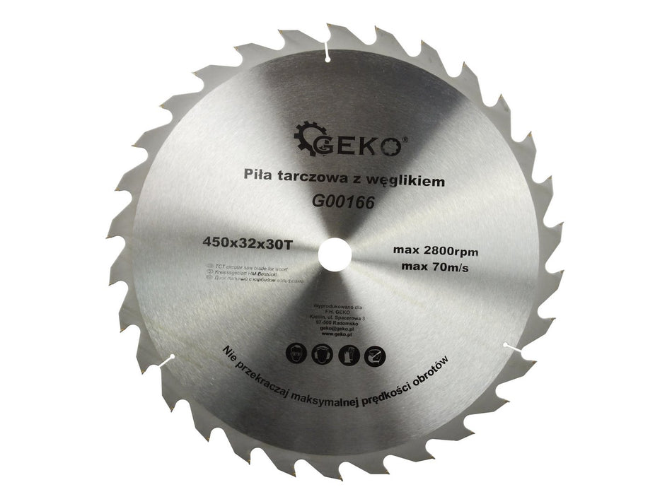 TCT cirkelzaagblad voor hout 450x32x30T