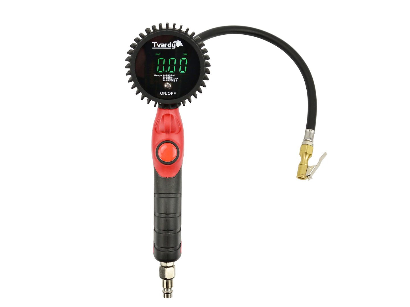 Professionele bandenpistool 0-18 bar met digitale LED-manometer
