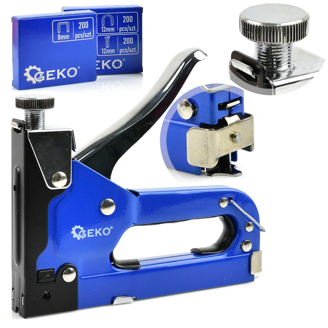 3-in-1 nietmachine + nietjes set 600 stuks