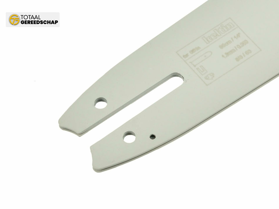 Set 1 chain bar and 2 chains for Stihl 3/8" 14" 050 52T