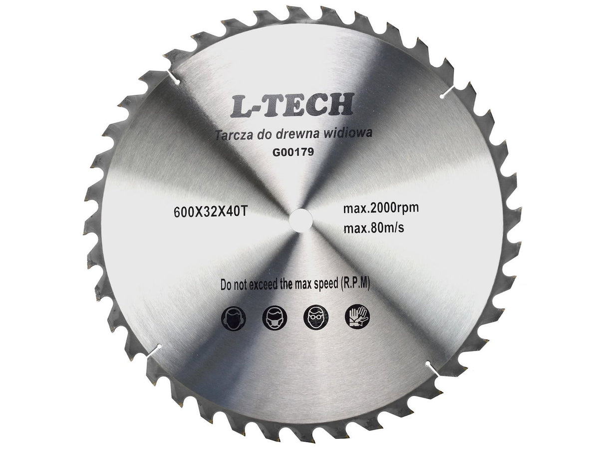 TCT cirkelzaagblad voor hout 600x32x40T