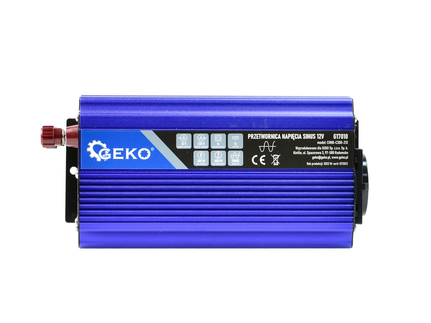 Zuivere sinusgolf spanningsomvormer 12V/230V 300/600W