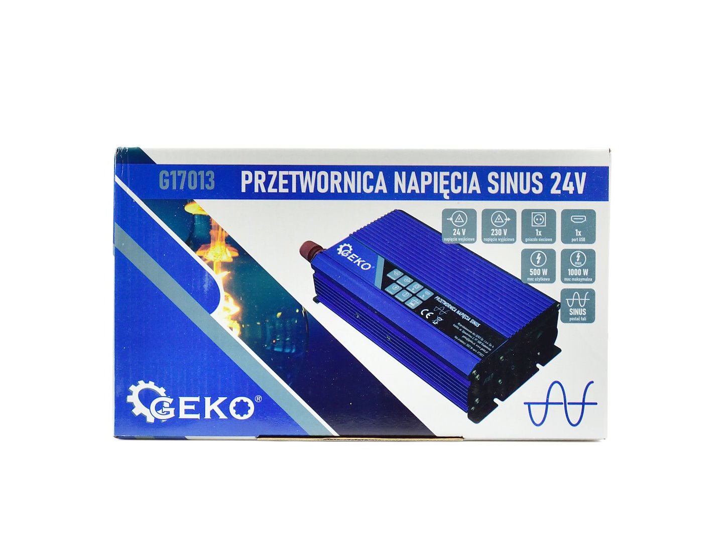 Zuivere sinusgolf spanningsomvormer 24V/230V 500/1000W