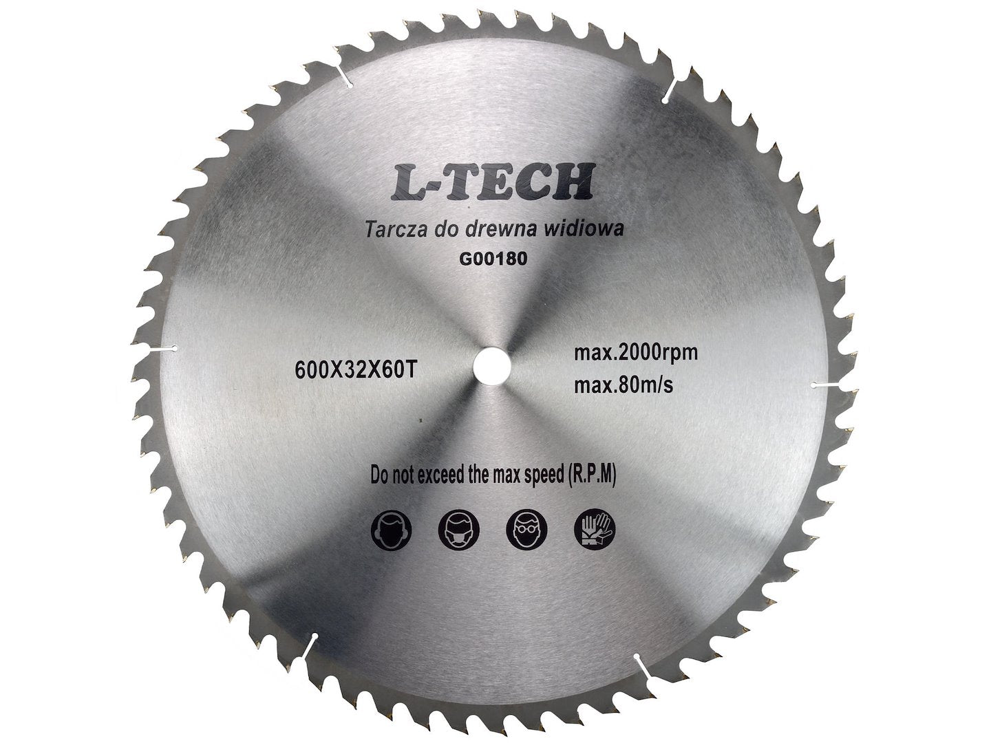 TCT cirkelzaagblad voor hout 600x32x60T