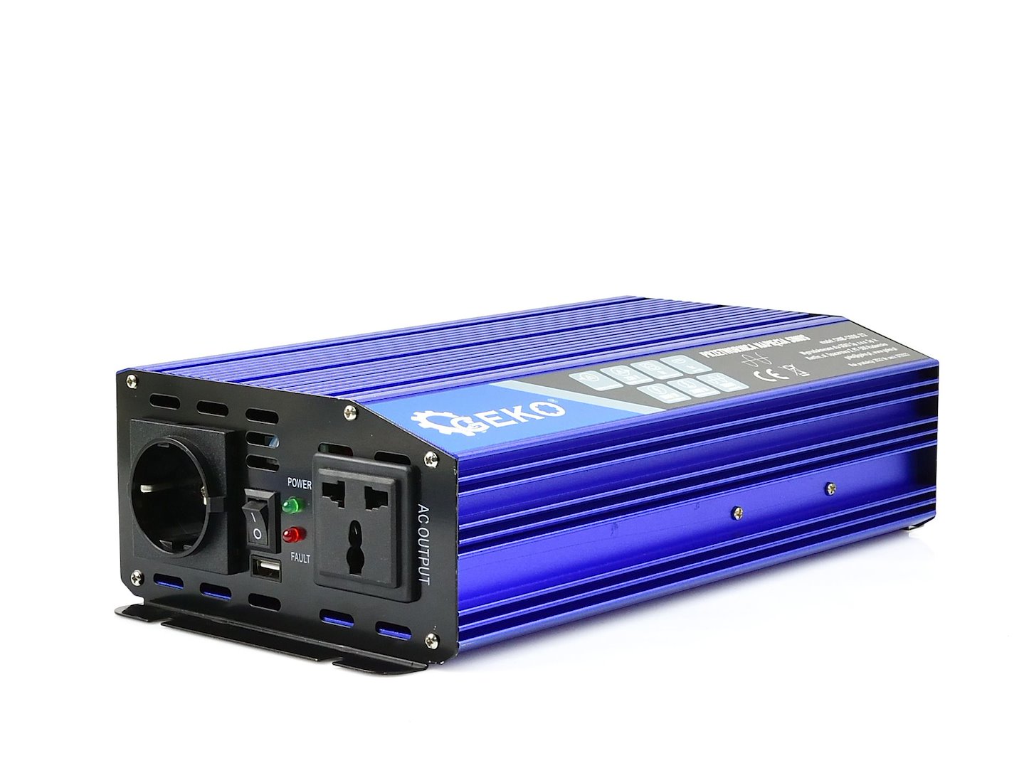 Zuivere sinusgolf spanningsomvormer 12V/230V 1000/2000W