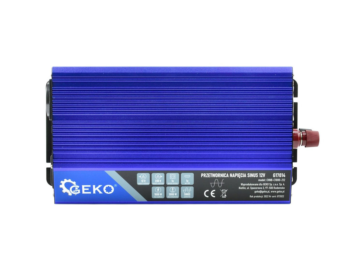 Zuivere sinusgolf spanningsomvormer 12V/230V 1000/2000W