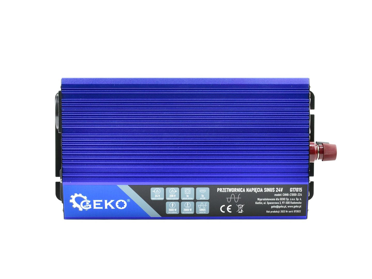 Zuivere sinusgolf spanningsomvormer 24V/230V 1000/2000W
