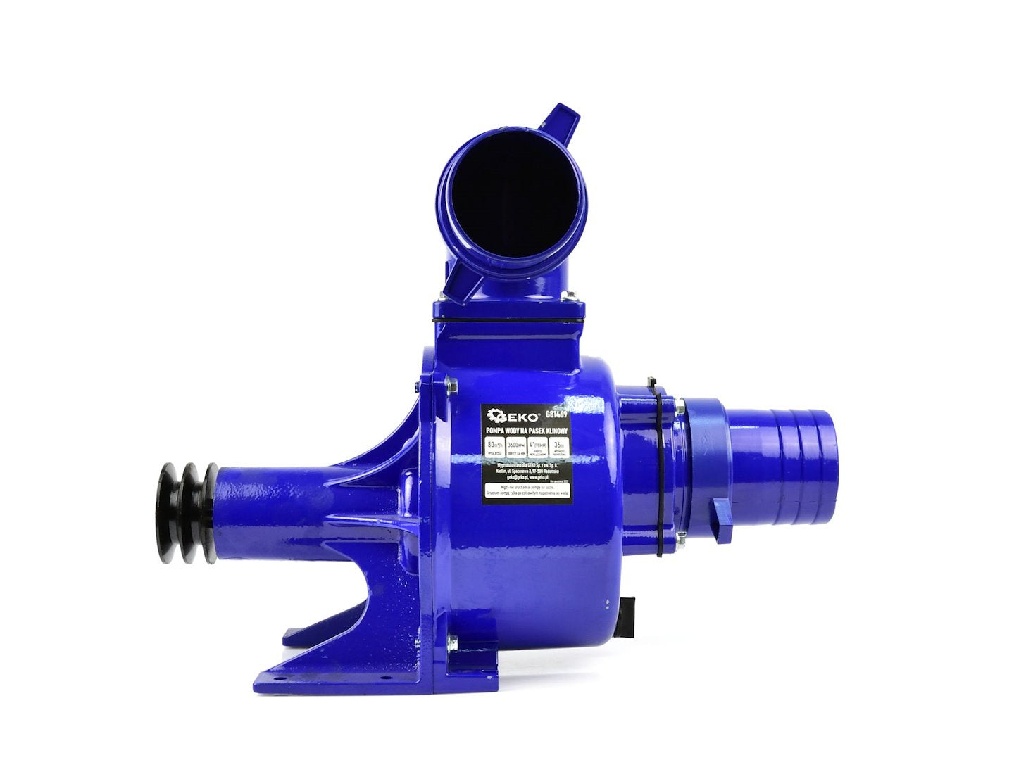 4" waterpomp aangedreven door V-snaar