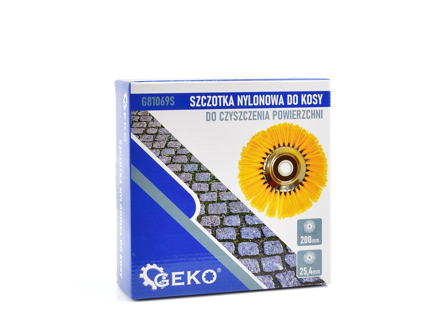 Nylonborstel voor bosmaaier 200x25,4mm