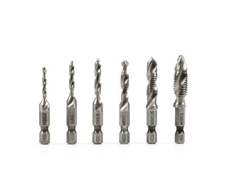 HSS taptapset M3-M10 6 stuks