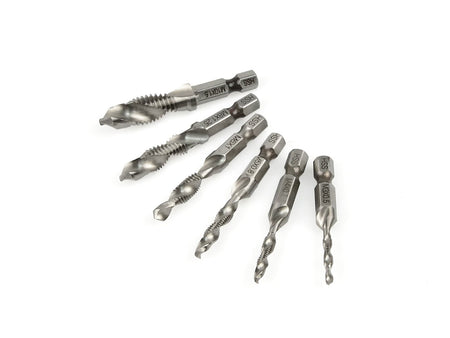 HSS taptapset M3-M10 6 stuks