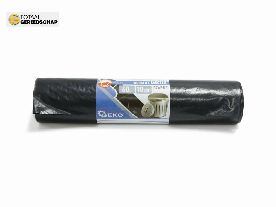 Extra heavy duty rubble bags 60l (10pcs) - black