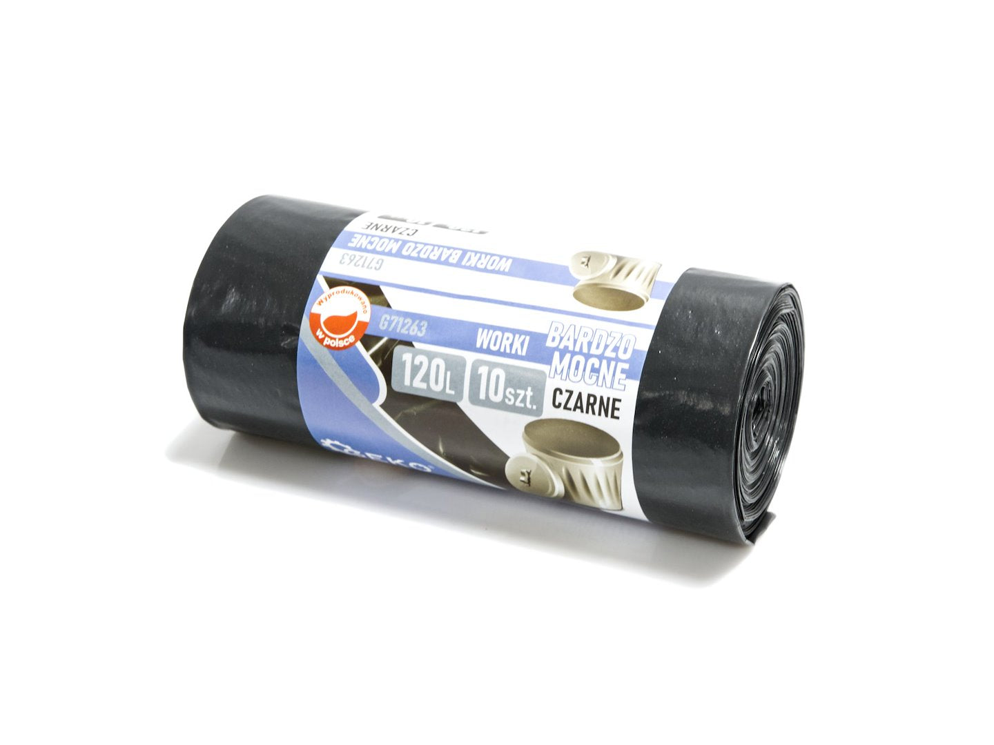 Zware puinzakken 120l (10 stuks) - zwart