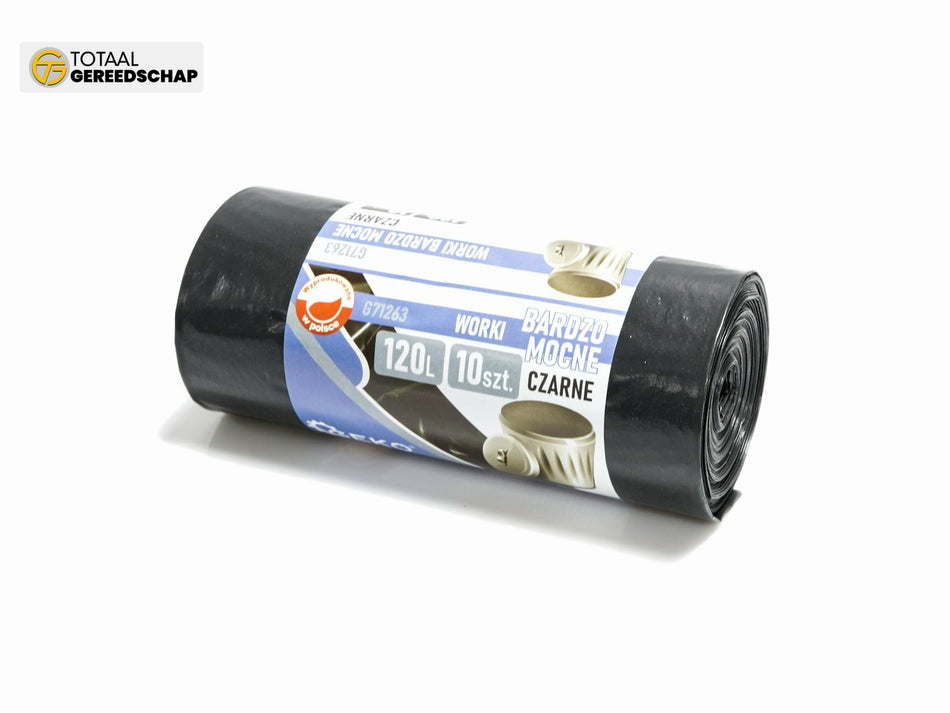 Heavy duty rubble bags 120l (10pcs) - black
