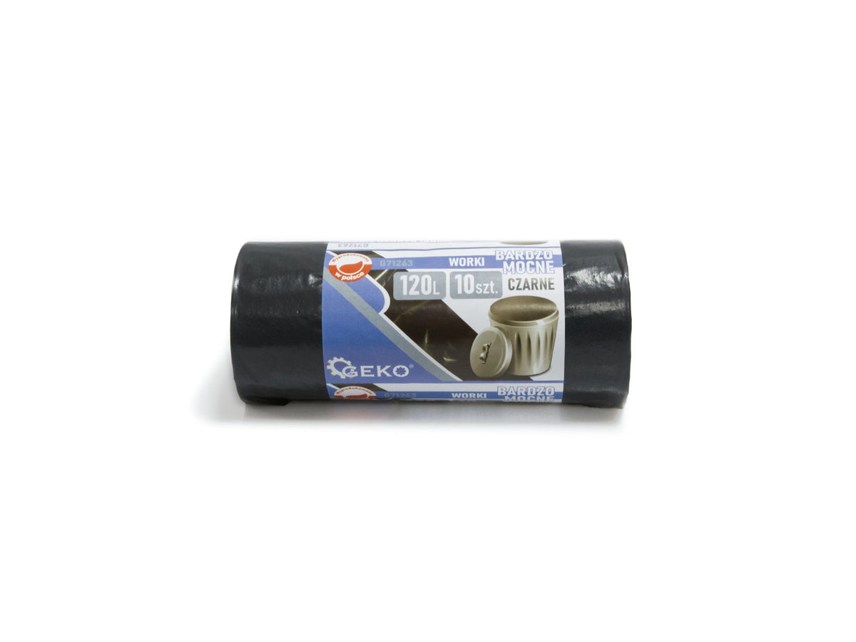 Zware puinzakken 120l (10 stuks) - zwart