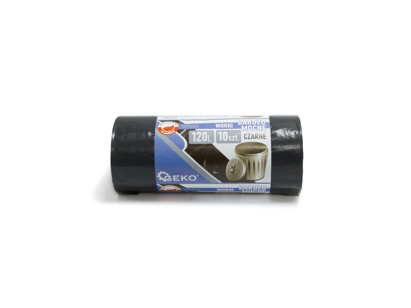 Zware puinzakken 120l (10 stuks) - zwart