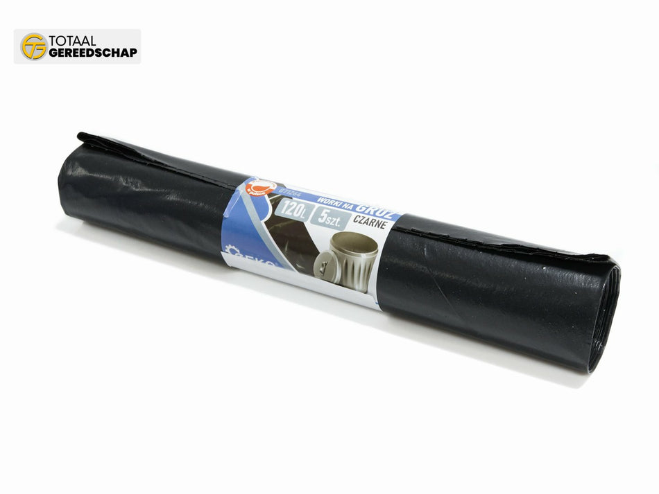 Extra heavy duty rubble bags 120l (5pcs) - black