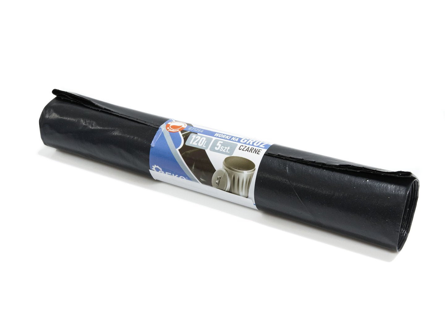 Extra zware puinzakken 120l (5 stuks) - zwart