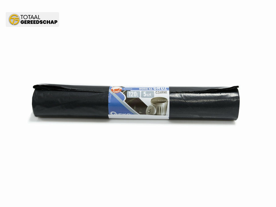 Extra heavy duty rubble bags 120l (5pcs) - black