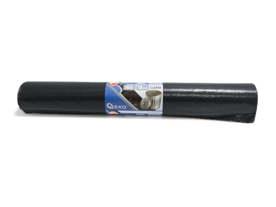 Zware puinzakken 160l (10 stuks) - zwart